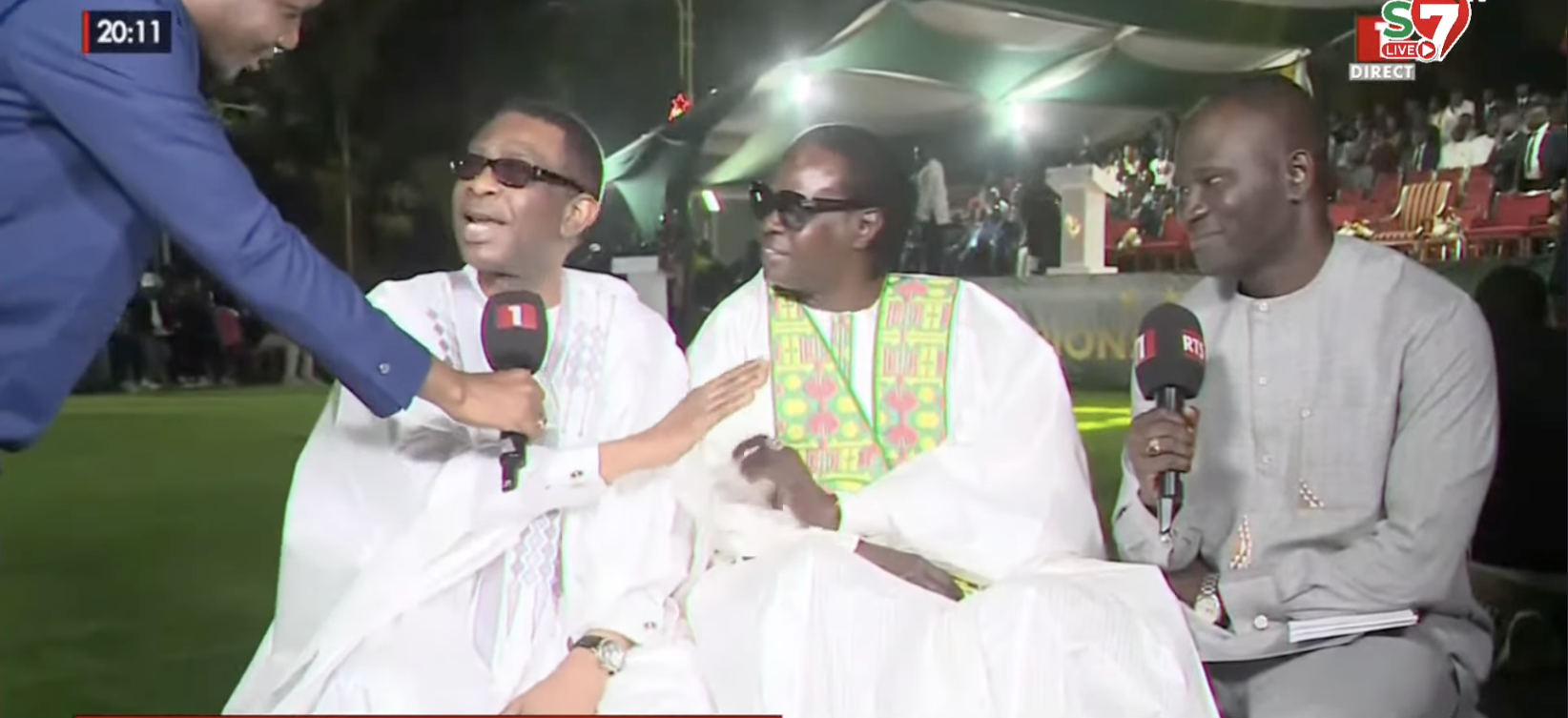 (Video) Accueil des Lions au Palais : Réactions de Youssou Ndour, Baba Maal, Coumba Gawlo, Ismaila Lo & cie