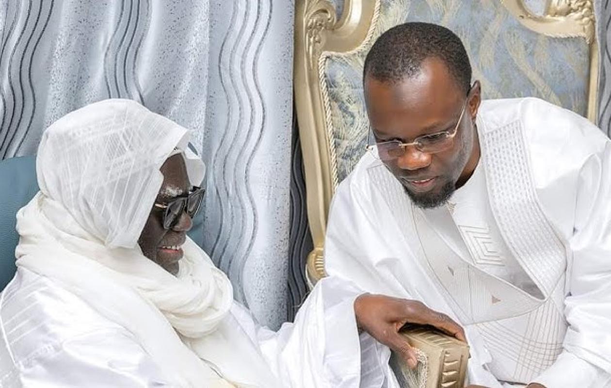 Touba : Ousmane Sonko chez Serigne Mountakha Mbacké