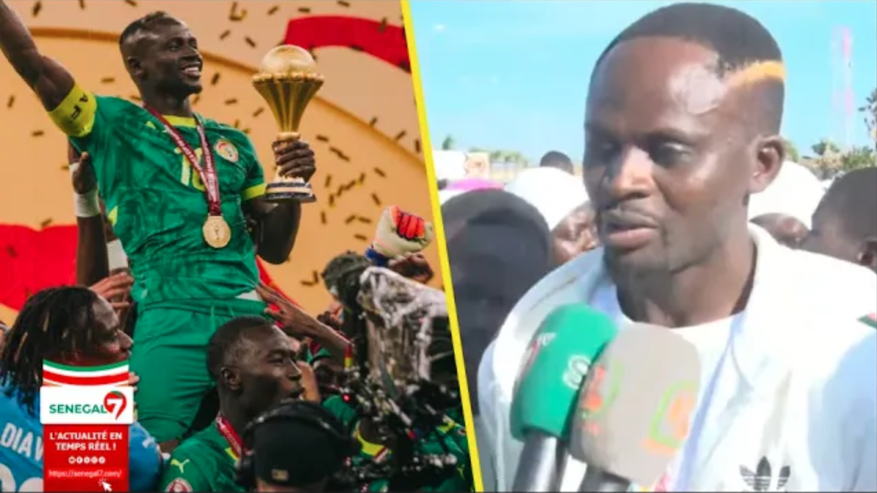 Arrivée des lions : Le sosie presque parfait de Sadio Mané réapparaît à L’AIBD (Vidéo)