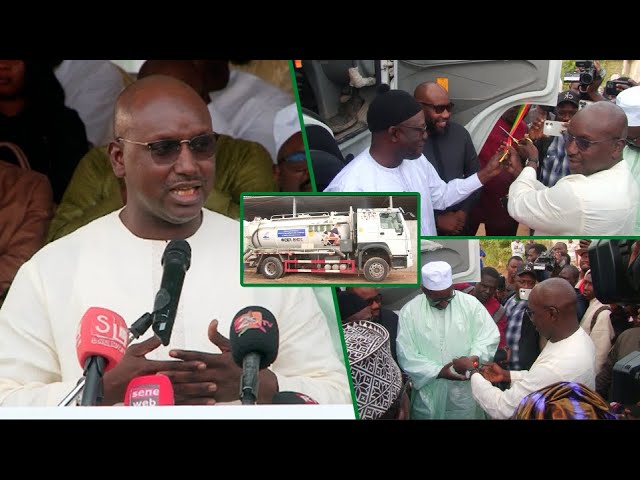 Vidéo | Assainissement : l’ONAS remet des camions de vidange de nouvelle génération aux professionnels