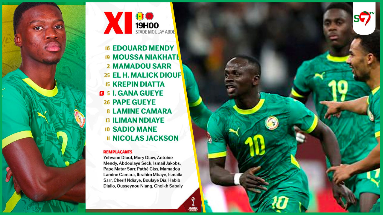(Video) Decouvrez la composition officielle des Lions Du Senegal face au Maroc en Finale de la Can