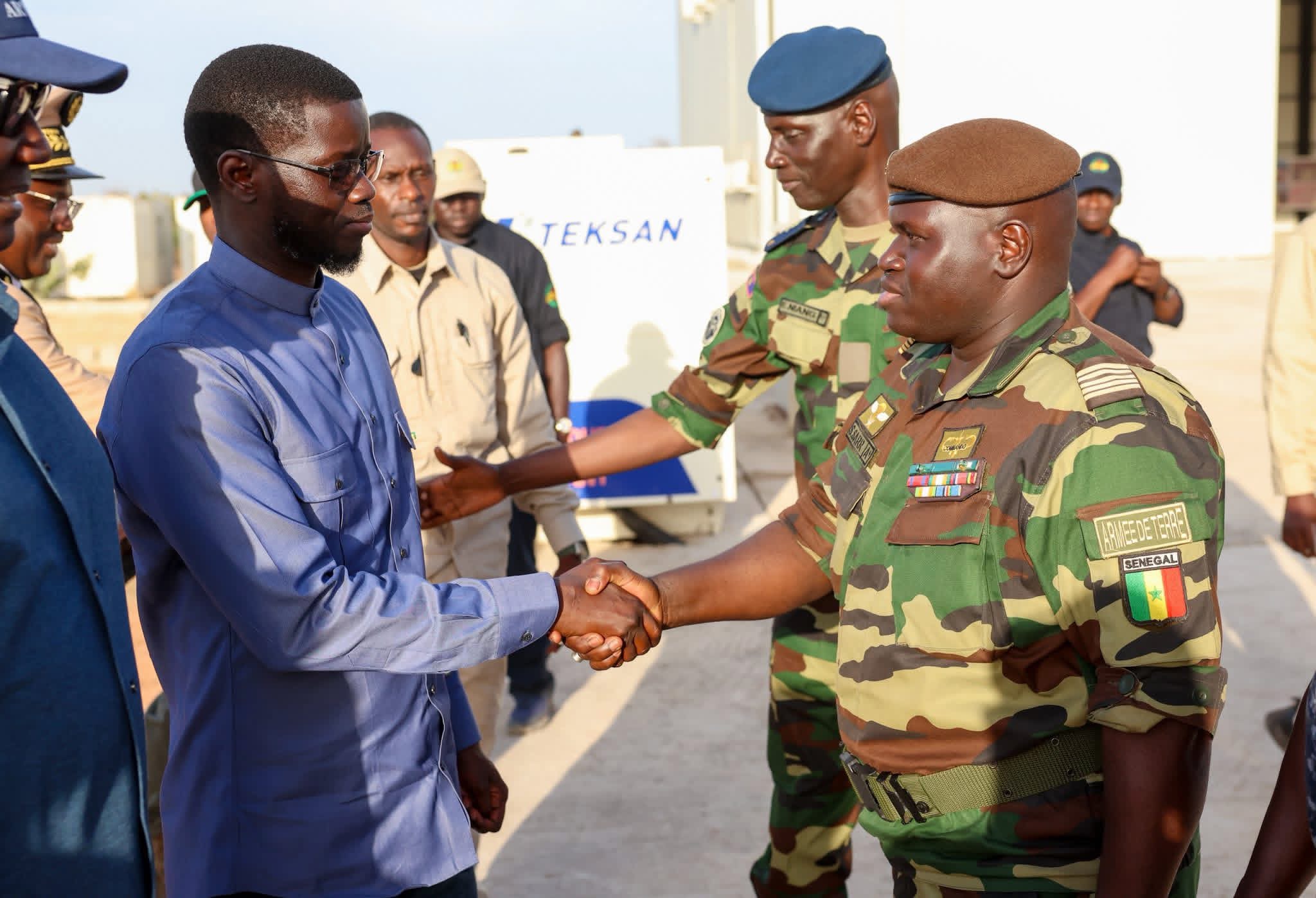 Tambacounda : Le Président de la République en visite à la Base aérienne