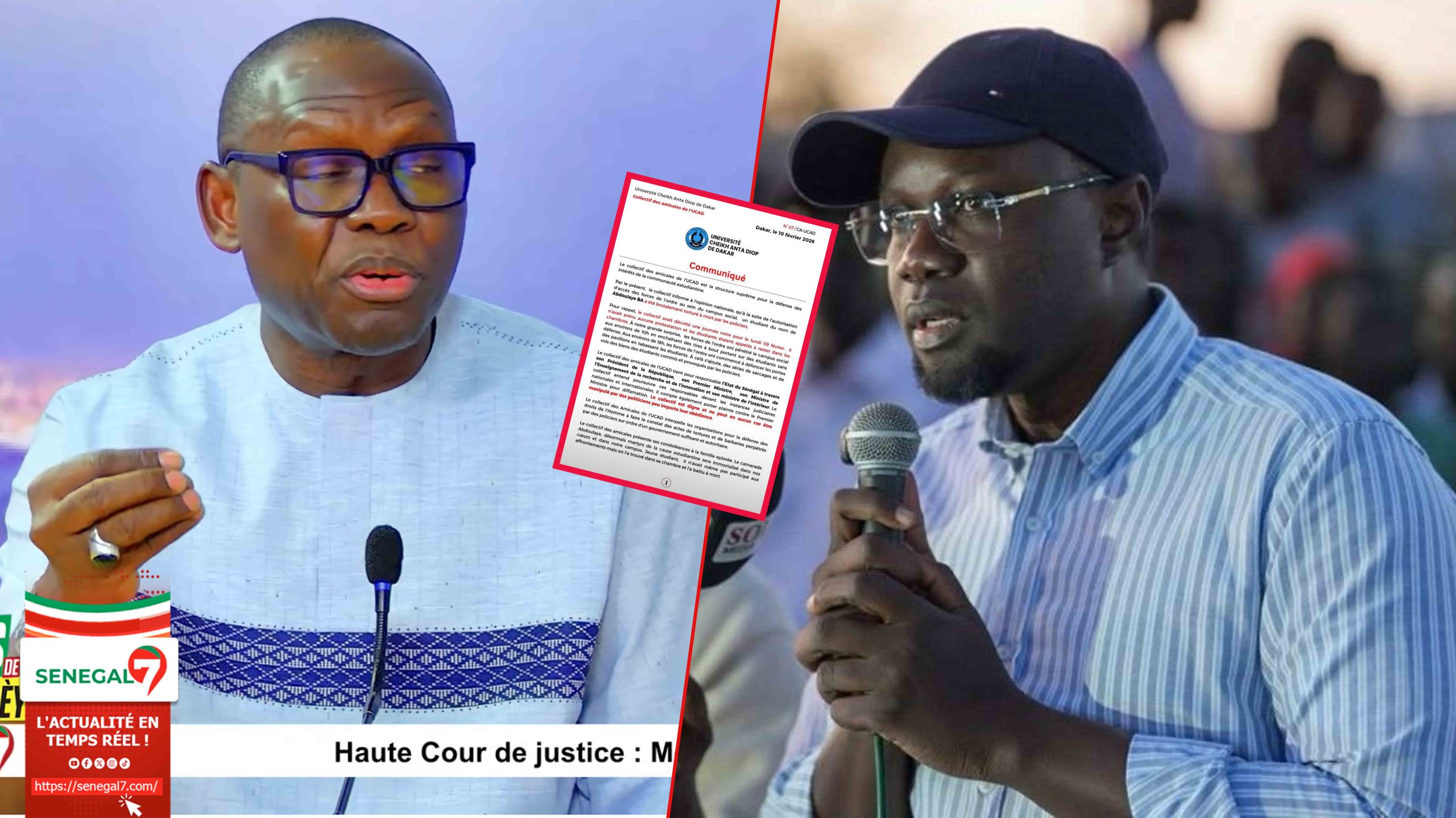 Plainte contre Sonko : SESAG recadre les étudiants "Il faut qu’ils arrêtent, Li Sonko Wakh Deugue Leu…" (Vidéo)