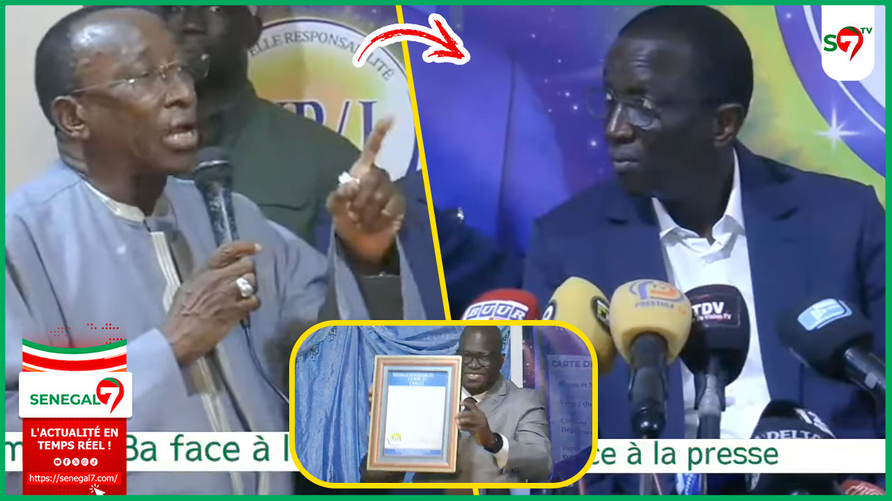 (Video) Mbaye Pekh enfl@mme la ceremonie de lancement des carte de Nouvelle Responsabilité avec Amadou Ba